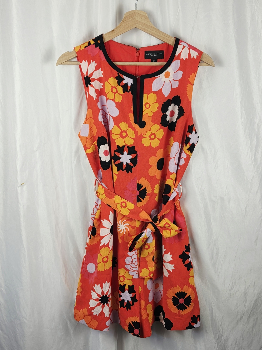 Victoria Beckham for Target Floral Sleeveless Romper Size Medium